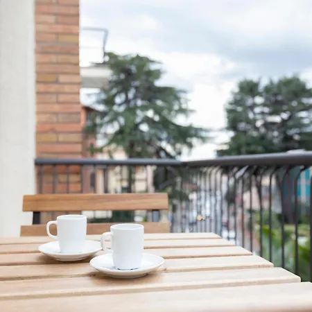 Elegant Flat In Ponte Milvio 아파트 로마